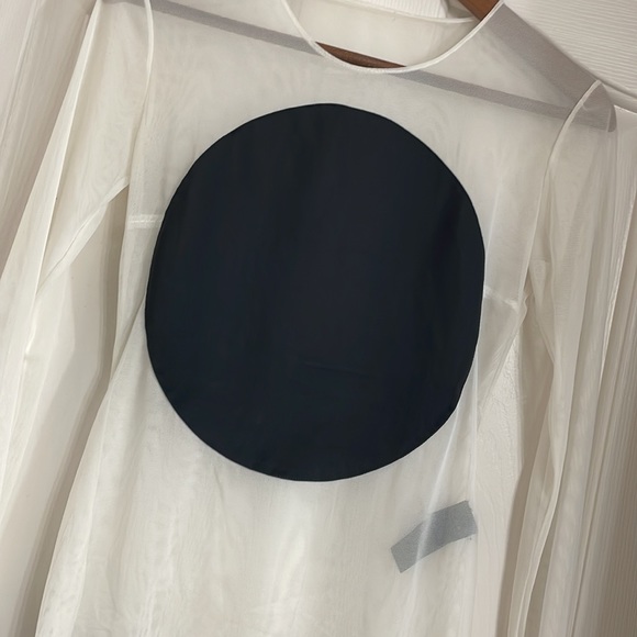 Norma Kamali Tops - Norma Kamali Long Sleeve Sheer Top Size XS